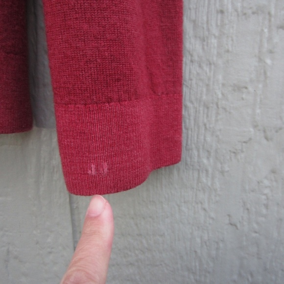 Pendleton Sweater Womens XL Red V-Neck Long Sleeve Soft Comfy‎ warm Winter - Picture 12 of 13